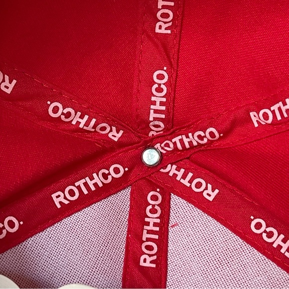 ROTHCO Marines baseball cap red with yellow embroidery One Size adjustable NEW - Picture 9 of 15